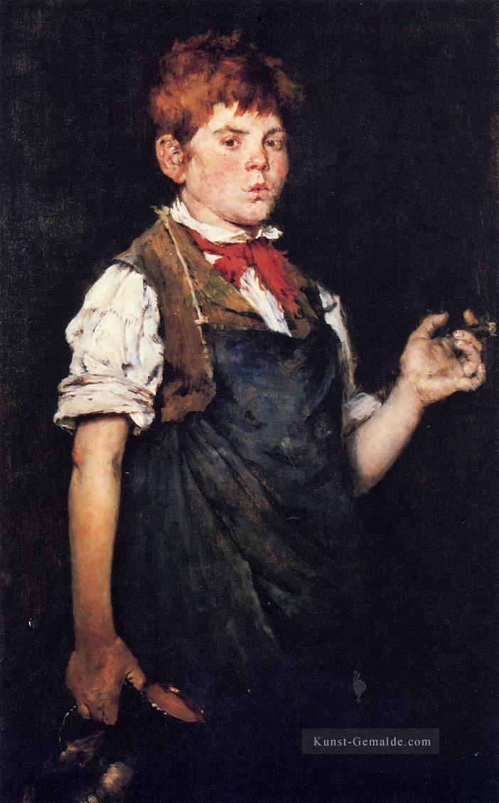 The Apprentice aka Boy Smoking William Merritt Chase Ölgemälde